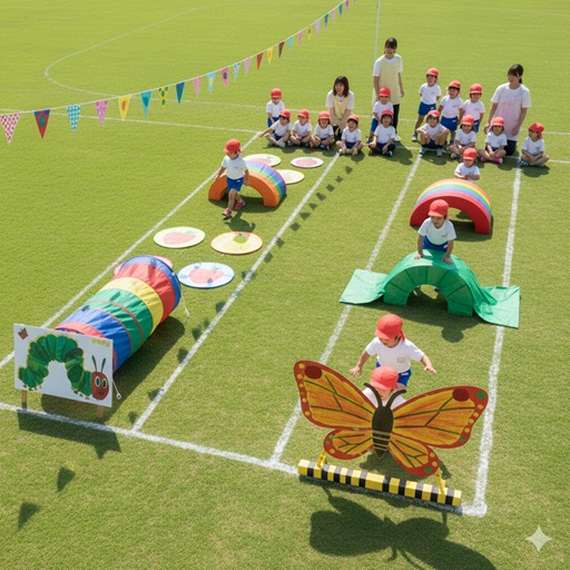 障害物競走のコースアイディア
