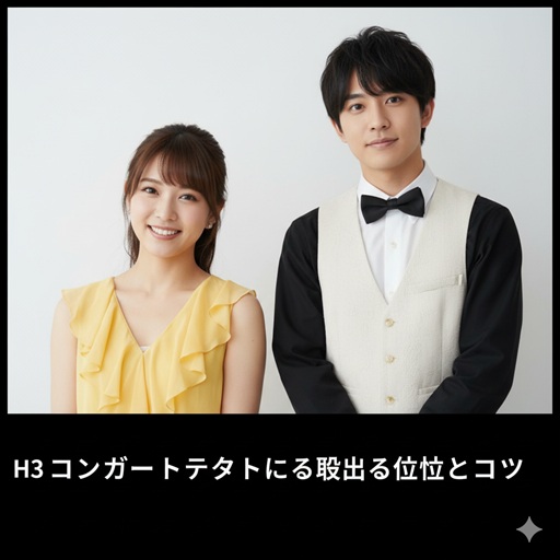 パソコン画面の前で祈るように当選を願う母親の姿。コンサートチケット入手の高倍率と、抽選結果を待つ緊張感を表現。